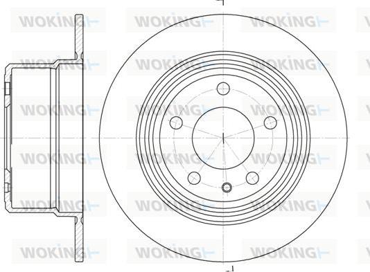 Woking D6779.00 - Тормозной диск autospares.lv