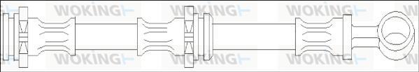 Woking G1904.28 - Тормозной шланг autospares.lv