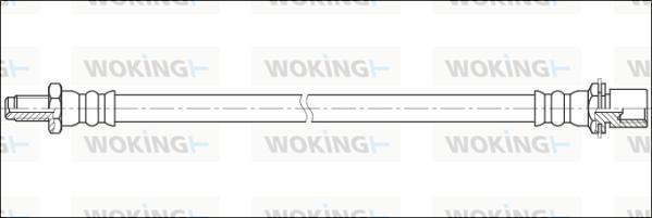 Woking G1901.04 - Тормозной шланг autospares.lv