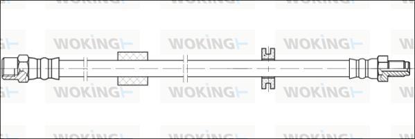 Woking G1901.08 - Тормозной шланг autospares.lv