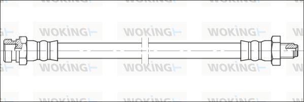 Woking G1901.07 - Тормозной шланг autospares.lv