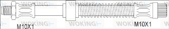 Woking G1901.87 - Тормозной шланг autospares.lv
