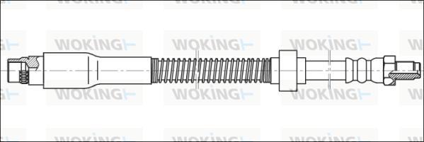 Woking G1901.34 - Тормозной шланг autospares.lv