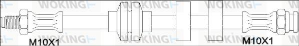 Woking G1901.73 - Тормозной шланг autospares.lv