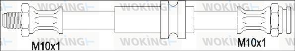 Woking G1903.23 - Тормозной шланг autospares.lv