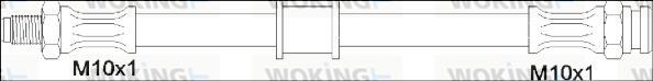 Woking G1903.22 - Тормозной шланг autospares.lv