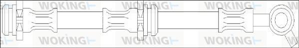 Woking G1933.00 - Тормозной шланг autospares.lv