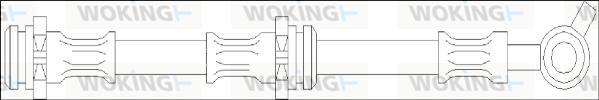 Woking G1933.01 - Тормозной шланг autospares.lv