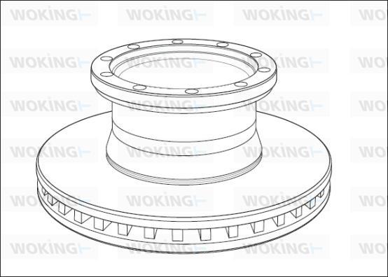 CAR K001103 - Тормозной диск autospares.lv