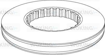 Woking NSA1146.10 - Тормозной диск autospares.lv