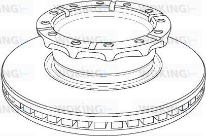 Maxtech 877522.6980 - Тормозной диск autospares.lv