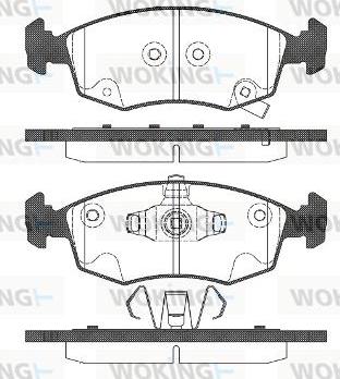 Textar 25435 170  0 5 - Тормозные колодки, дисковые, комплект autospares.lv