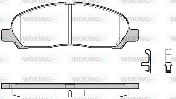 ADVICS-SEA D1N045 - Тормозные колодки, дисковые, комплект autospares.lv