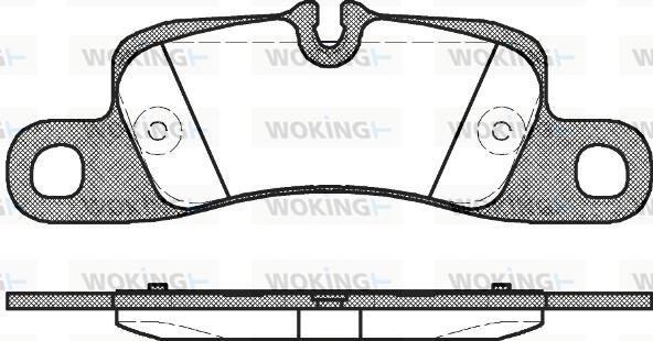 Remsa 137930 - Тормозные колодки, дисковые, комплект autospares.lv