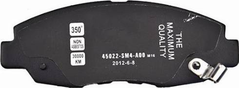 WXQP 40192 - Тормозные колодки, дисковые, комплект autospares.lv