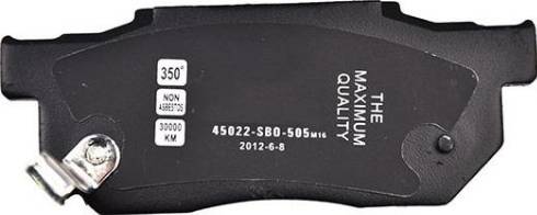 WXQP 40181 - Тормозные колодки, дисковые, комплект autospares.lv