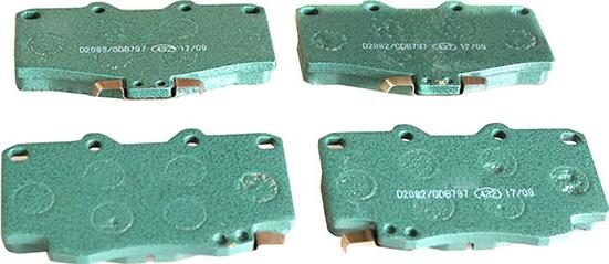 WXQP 40334 - Тормозные колодки, дисковые, комплект autospares.lv