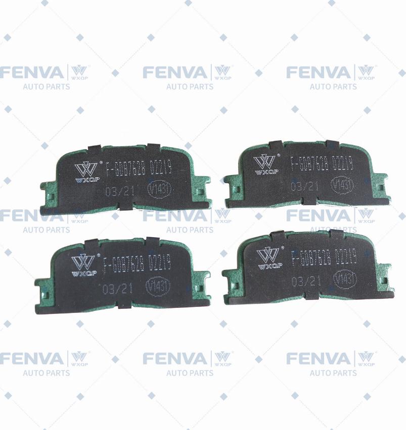 WXQP 40768 - Тормозные колодки, дисковые, комплект autospares.lv