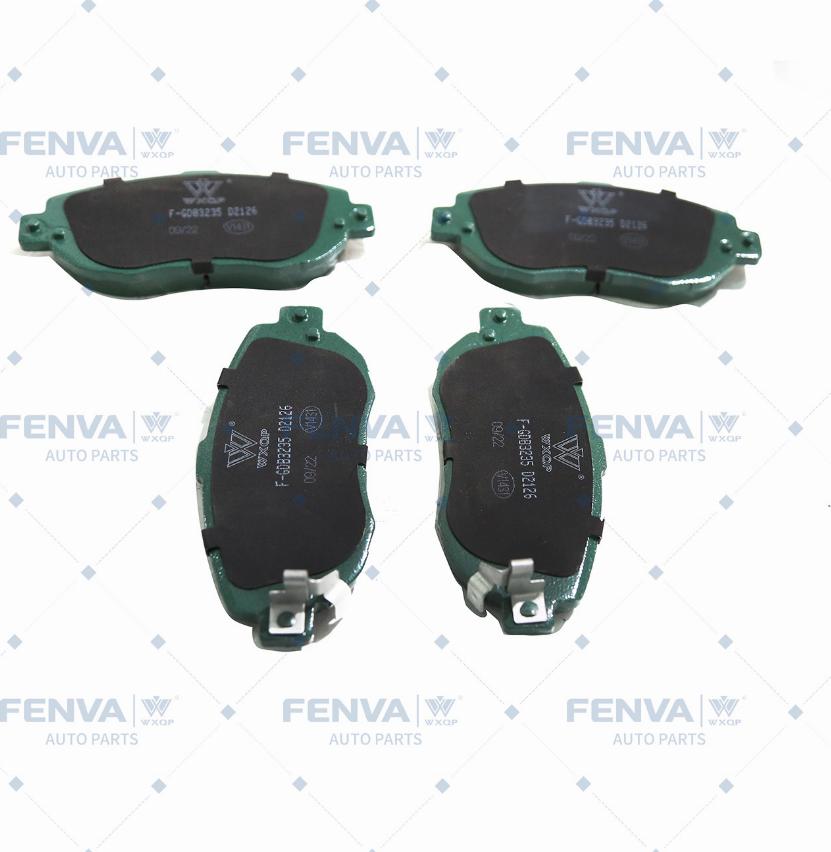 WXQP 42641 - Тормозные колодки, дисковые, комплект autospares.lv