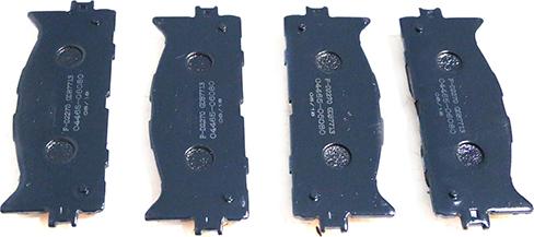 WXQP 42001 - Тормозные колодки, дисковые, комплект autospares.lv