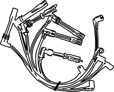 WXQP 550039 - Комплект проводов зажигания autospares.lv