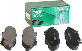 WXQP 140689 - Тормозные колодки, дисковые, комплект autospares.lv