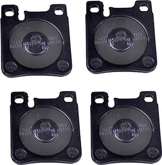 WXQP 140203 - Тормозные колодки, дисковые, комплект autospares.lv