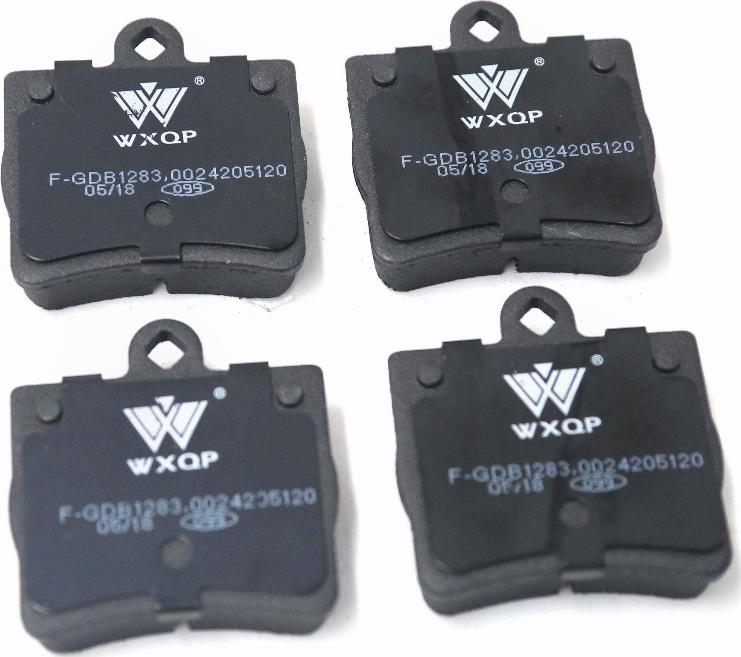 WXQP 140219 - Тормозные колодки, дисковые, комплект autospares.lv