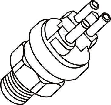 WXQP 150507 - Термовыключатель, вентилятор радиатора / кондиционера autospares.lv