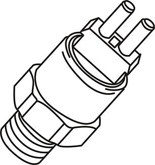 WXQP 150511 - Термовыключатель, вентилятор радиатора / кондиционера autospares.lv