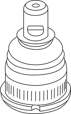 WXQP 161387 - Шаровая опора, несущий / направляющий шарнир autospares.lv