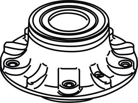 WXQP 161335 - Ступица колеса, поворотный кулак autospares.lv