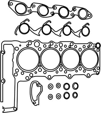 WXQP 110089 - Комплект прокладок, двигатель autospares.lv