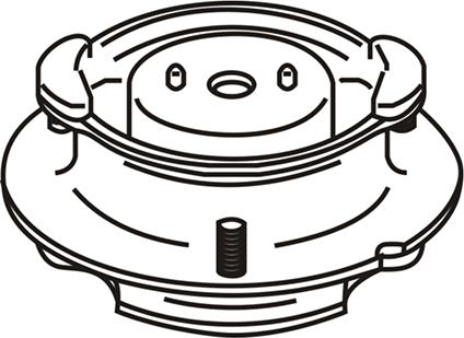 WXQP 180315 - Опора стойки амортизатора, подушка autospares.lv