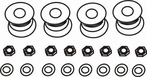 WXQP 180297 - Ремкомплект, подвеска стабилизатора autospares.lv