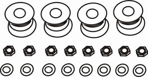 WXQP 180285 - Ремкомплект, подвеска стабилизатора autospares.lv