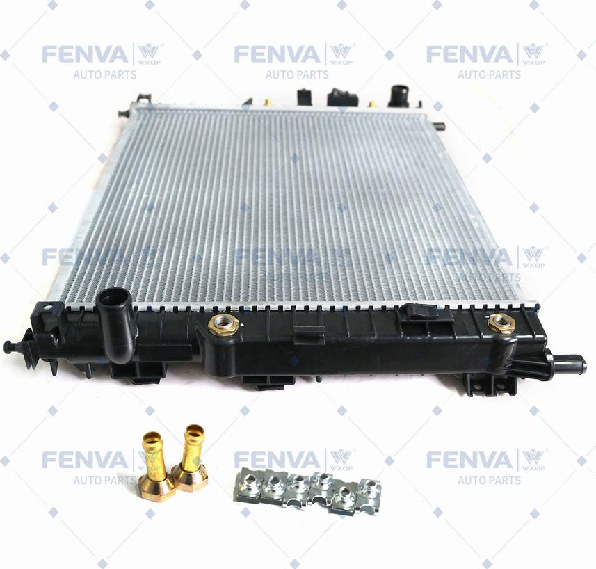 WXQP 120807 - Радиатор, охлаждение двигателя autospares.lv