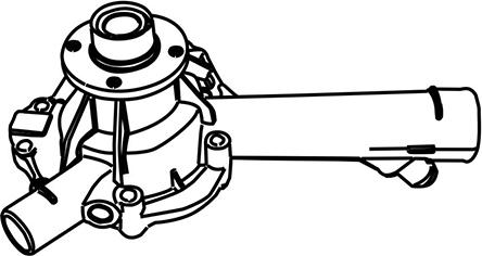 WXQP 120829 - Водяной насос autospares.lv