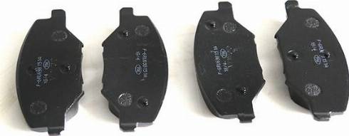 WXQP 341203 - Тормозные колодки, дисковые, комплект autospares.lv