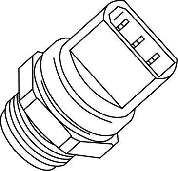 WXQP 350405 - Термовыключатель, вентилятор радиатора / кондиционера autospares.lv