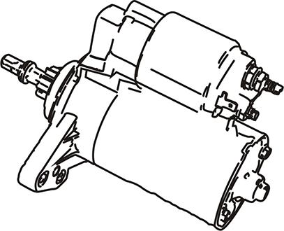 WXQP 350145 - Стартер autospares.lv