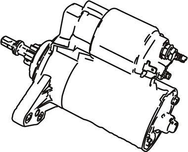 WXQP 350187 - Стартер autospares.lv