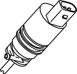 WXQP 350305 - Водяной насос, система очистки окон autospares.lv