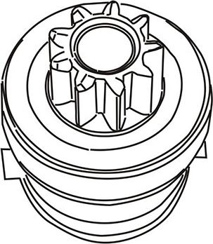 WXQP 351881 - Ведущая шестерня, бендикс, стартер autospares.lv