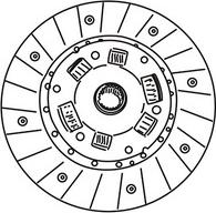 WXQP 361483 - Диск сцепления, фрикцион autospares.lv