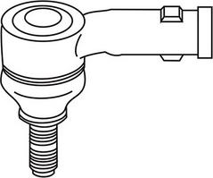 WXQP 361389 - Наконечник рулевой тяги, шарнир autospares.lv