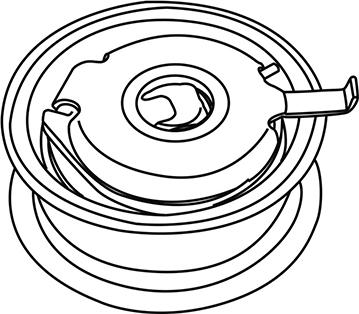 WXQP 310837 - Натяжной ролик, зубчатый ремень ГРМ autospares.lv