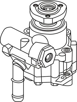 WXQP 313451 - Гидравлический насос, рулевое управление, ГУР autospares.lv