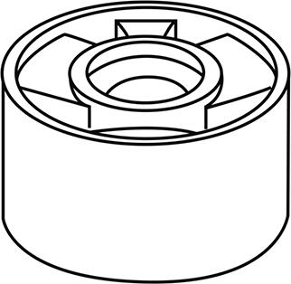 WXQP 280515 - Сайлентблок, рычаг подвески колеса autospares.lv