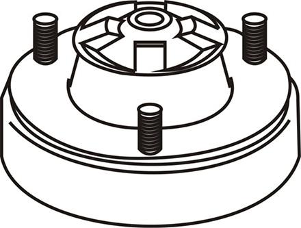 WXQP 280575 - Опора стойки амортизатора, подушка autospares.lv